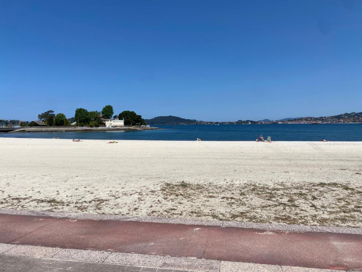 Baiona, Playa Santa Marta, Piscina Leilighet Eksteriør bilde